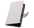BAOHU Hoesje Geschikt voor Nokia 6 - Portemonnee hoesje booktype wallet case Wit
