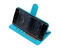 BAOHU Hoesje Geschikt voor Nokia 5 - Portemonnee hoesje booktype wallet case Turquoise