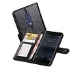 BAOHU Hoesje Geschikt voor Nokia 5 - Portemonnee hoesje booktype wallet case Zwart