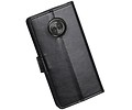 BAOHU Hoesje Geschikt voor Motorola Moto X4 - Portemonnee hoesje booktype wallet case Zwart
