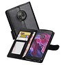 BAOHU Moto X4 Portemonnee hoesje booktype wallet case Zwart