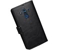 BAOHU Hoesje Geschikt voor Huawei Mate 10 Pro - Portemonnee hoesje booktype wallet Zwart