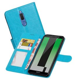 BAOHU Huawei Mate 10 Lite Portemonnee hoesje booktype Turquoise