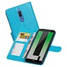 BAOHU Huawei Mate 10 Lite Portemonnee hoesje booktype Turquoise