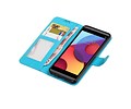 LG Q8 Portemonnee hoesje booktype wallet case Turquoise