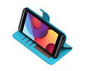 BAOHU Hoesje Geschikt voor LG Q8 - Portemonnee hoesje booktype wallet case Turquoise