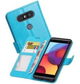 BAOHU LG Q8 Portemonnee hoesje booktype wallet case Turquoise
