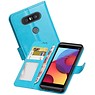 BAOHU LG Q8 Portemonnee hoesje booktype wallet case Turquoise