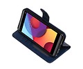 BAOHU Hoesje Geschikt voor LG Q8 - Portemonnee hoesje booktype wallet case Donker Blauw