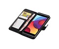 BAOHU Hoesje Geschikt voor LG Q8 - Portemonnee hoesje booktype wallet case Zwart