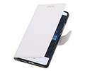 BAOHU Hoesje Geschikt voor Huawei P9 Lite mini - Portemonnee hoesje wallet case Wit