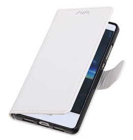 BAOHU Huawei P9 Lite mini Portemonnee hoesje wallet case Wit