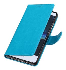 Huawei P9 Lite mini Portemonnee hoesje wallet case Turquoise