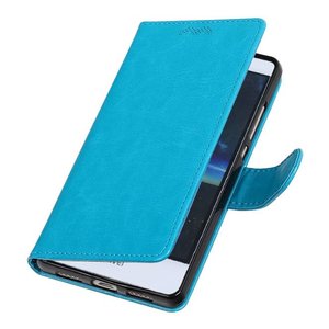 Huawei P9 Lite mini Portemonnee hoesje wallet case Turquoise