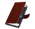 Huawei P9 Lite mini Portemonnee hoesje wallet case Bruin