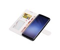 BAOHU Hoesje Geschikt voor Samsung Galaxy S9 Plus - Portemonnee hoesje booktype wallet case Wit