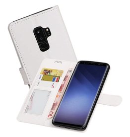BAOHU Samsung Galaxy S9 Plus Portemonnee hoesje booktype wallet case Wit