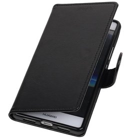 BAOHU Huawei P9 Lite mini Portemonnee hoesje wallet case Zwart