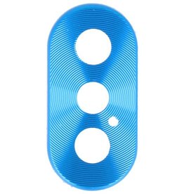 BAOHU Camera cover voor iPhone X Blauw