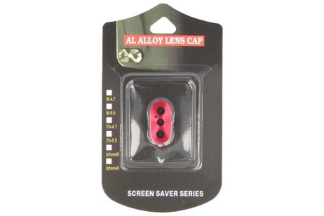 BAOHU Camera cover Geschikt voor iPhone X Rood