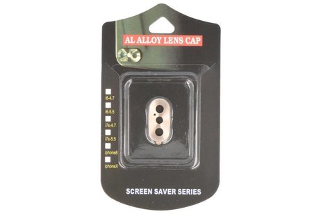 BAOHU Camera cover Geschikt voor iPhone X Goud