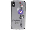 BAOHU Love forever hoesjes cases Geschikt voor iPhone X paars