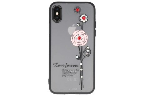 BAOHU Love forever hoesjes cases Geschikt voor iPhone X roze