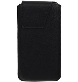BAOHU Smartphone Pouch voor iPhone 6 / 6S Zwart