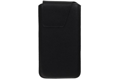 BAOHU Smartphone Pouch - Hoesje Geschikt voor iPhone 6 / 6S Zwart