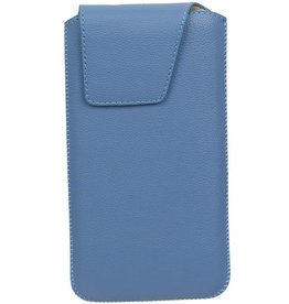 BAOHU Smartphone Pouch voor iPhone 6 / 6S Blauw