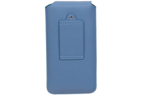 BAOHU Smartphone Pouch - Hoesje Geschikt voor iPhone 6 / 6S Blauw