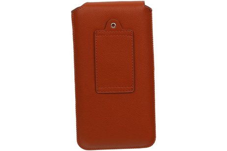 BAOHU Smartphone Pouch - Hoesje Geschikt voor iPhone 6 / 6S Bruin