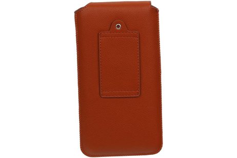 Smartphone Pouch voor iPhone 6 / 6S Bruin