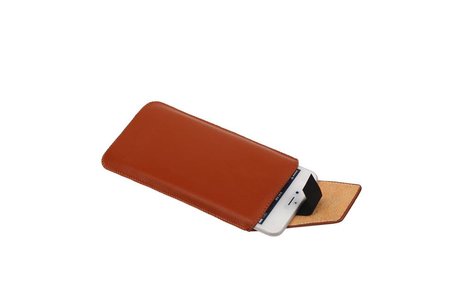 BAOHU Smartphone Pouch - Hoesje Geschikt voor iPhone 6 / 6S Bruin