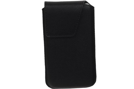 BAOHU Smartphone Pouch Maat S ( - Hoesje Geschikt voor Samsung Galaxy S2 i9100 )  Zwart