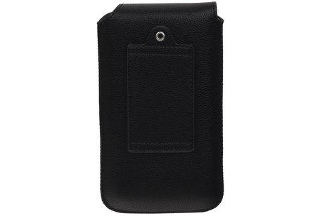 BAOHU Smartphone Pouch Maat S ( - Hoesje Geschikt voor Samsung Galaxy S2 i9100 )  Zwart