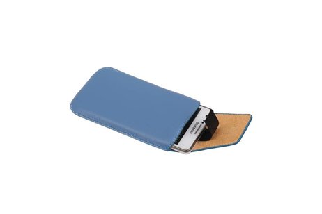 BAOHU Smartphone Pouch Maat S ( - Hoesje Geschikt voor Samsung Galaxy S2 i9100 )  Blauw