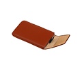 BAOHU Smartphone Pouch Maat S ( - Hoesje Geschikt voor Samsung Galaxy S2 i9100 )  Bruin