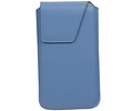 BAOHU Smartphone Pouch Maat M ( - Hoesje Geschikt voor Samsung Galaxy S4 i9500 )  Blauw