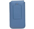 BAOHU Smartphone Pouch Maat M ( - Hoesje Geschikt voor Samsung Galaxy S4 i9500 )  Blauw