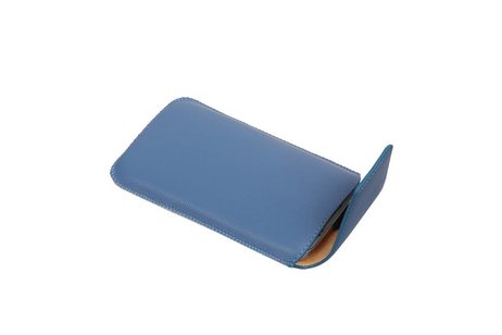 BAOHU Smartphone Pouch Maat M ( - Hoesje Geschikt voor Samsung Galaxy S4 i9500 )  Blauw