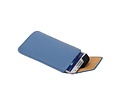 Smartphone Pouch Maat M ( Galaxy S4 i9500 )  Blauw