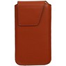 BAOHU Smartphone Pouch Maat M ( Samsung Galaxy S4 i9500 )  Bruin