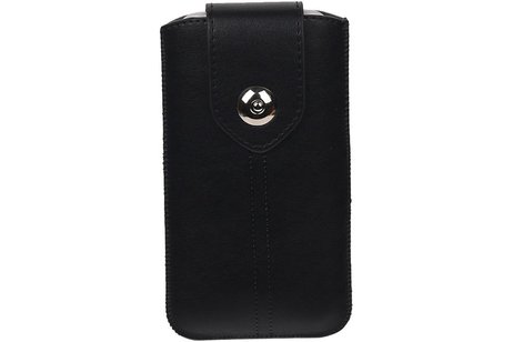 Luxe Smartphone Pouch Maat S ( Galaxy S2 i9100 )  Zwart