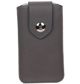 BAOHU Luxe Smartphone Pouch Maat S ( Samsung Galaxy S2 i9100 )  Grijs
