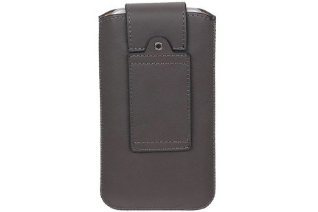 Luxe Smartphone Pouch Maat S ( Galaxy S2 i9100 )  Grijs