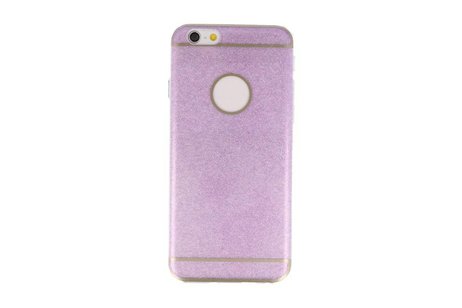 BAOHU Bling TPU Hoesje Case - Hoesje Geschikt voor iPhone 6 / 6s Hotpink