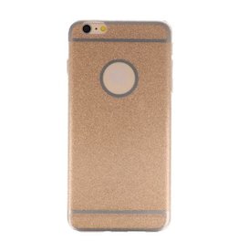 BAOHU Bling TPU Hoesje Case voor iPhone 6 / 6s Plus Goud