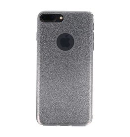 BAOHU Bling TPU Hoesje Case voor iPhone 7 / 8 Plus Zilver