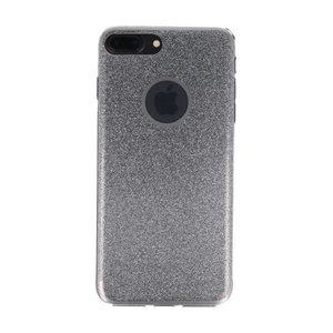 BAOHU Bling TPU Hoesje Case - Hoesje Geschikt voor iPhone 7 / 8 Plus Zilver